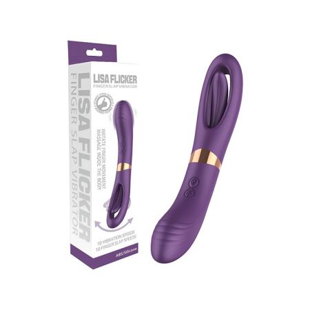 Lisa Flicking G-Spot Vibrator - Purple